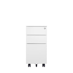 Mobile Pedestal 3 drawer White Mobile Pedestal 3 drawer White