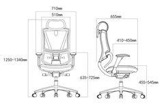 Pebble Grey Executive Ergonomic Chair