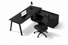 Aero L-Shaped Executive Desk