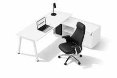 Aero L-Shaped Executive Desk