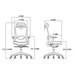 Zorro Black Ergonomic Chair