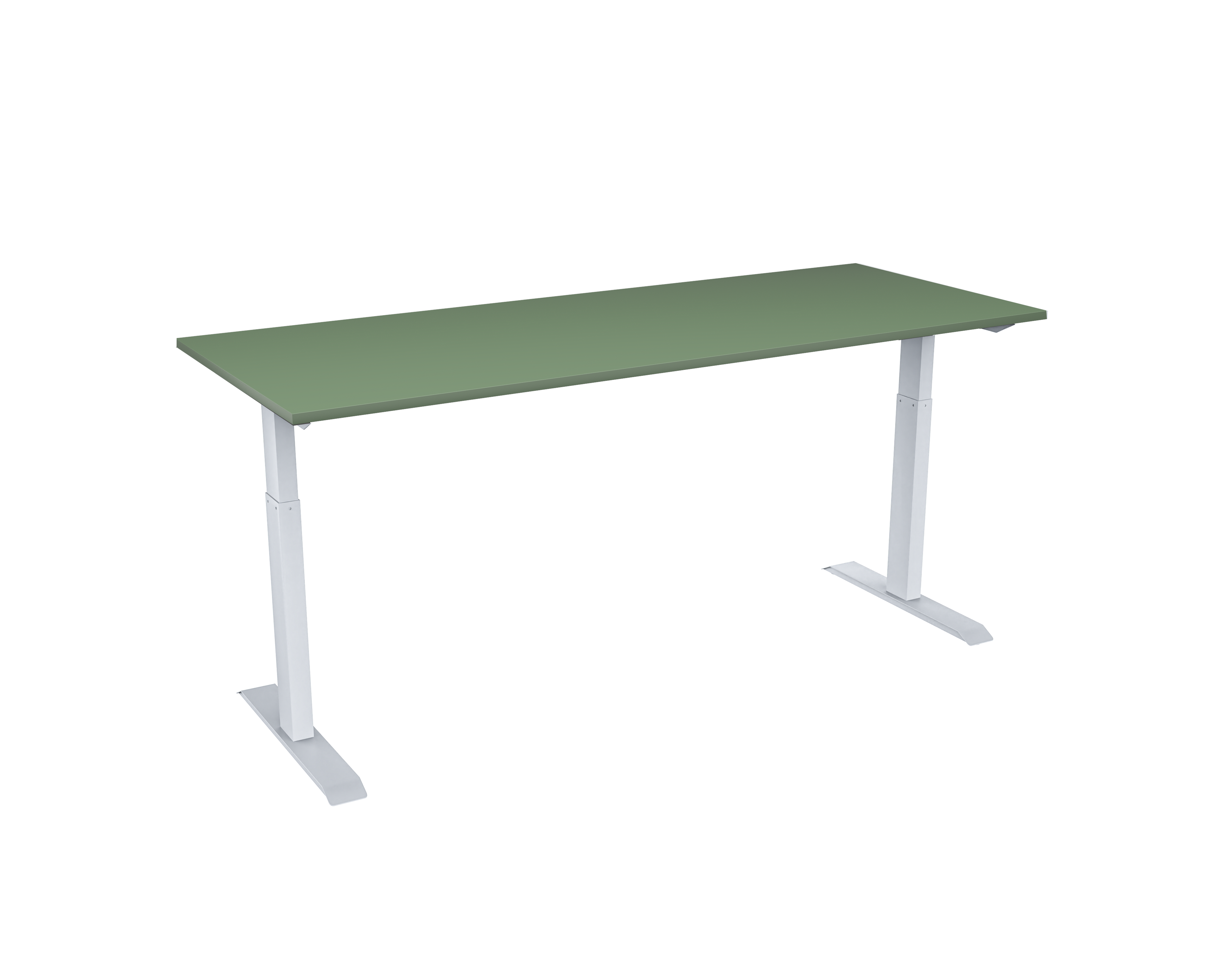 Elevating desk top